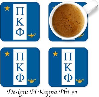 Pi Kappa Phi Beverage Coasters Square | Set Of 4