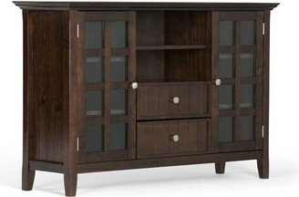 Tall Normandy TV Stand for TVs up to 55 Brunette Brown - WyndenHall