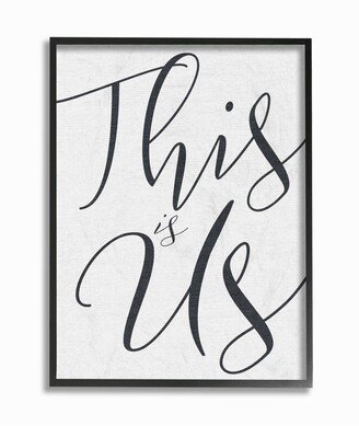 This is Us Typography Framed Giclee Art, 16 x 20