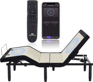 Applied Sleep Premium 2.0 Adjustable Bed Frame with Bluetooth Control, Queen