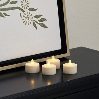 Set of 4 Flameless Indoor/Outdoor Tea Lights & Votives