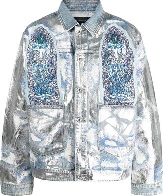 Heavy Metal denim jacket-AA