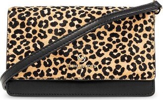 Jet Set Small Leopard Printed Crossbody Bag