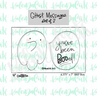 Ghost Messages Set Of 2 Cookie Cutters