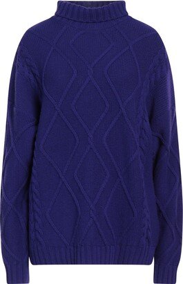 ANNA MOLINARI BLUMARINE Turtleneck Blue