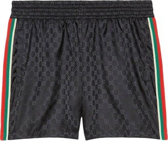 GG-jacquard elasticated swim shorts