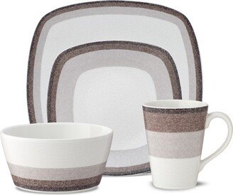 Colorscapes Layers Canyon 4-Piece Square Place Setting