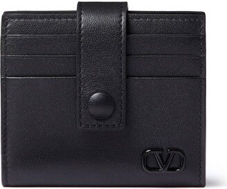 mini VLogo Signature plaque cardholder