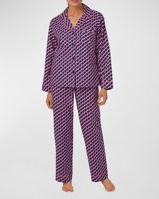 Trina Turk x Bedhead Pajamas Geometric-Print Cotton Pajama Set