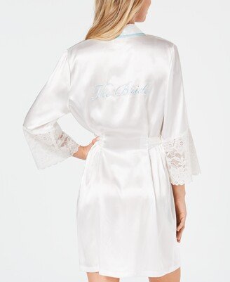 The Bride Short Satin Wrap