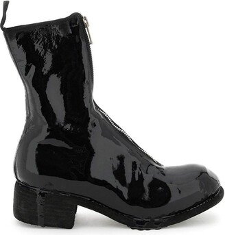 PL2 Front Zipped Ankle Boots