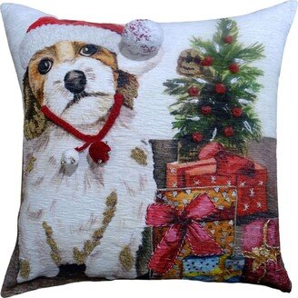 Vibhsa Chicos Home Holiday Dog Decorative Pillow,20 x 20