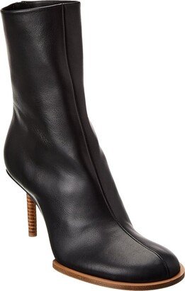 Les Bottines Rond Carre Leather Ankle Boot