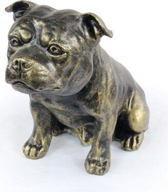 Staffordshire Bull Terrier Staffy Statue, Cold Cast Bronze Sculpture, Home & Office Decor, Dog Trophy, Figurine, Memorial, Statuette