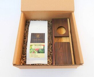 Coffee Gift Box, Dripper Plus Coffee, Exotic Wood Dripper, Maker, Honduras Lover, Medium Roast