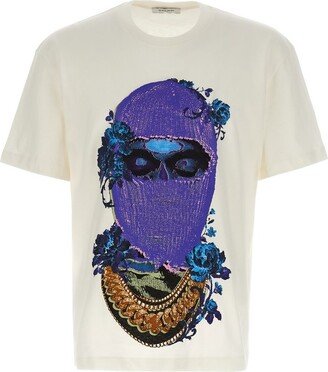 Mask Roses Crewnerck T-Shirt