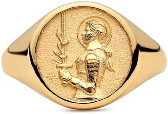 Awe Inspired Joan of Arc Signet Ring