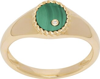 Gold Baby Chevaliere Ovale Ring