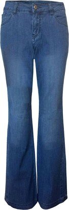 Ethyl Micro Bell Bottom Jean In Earth