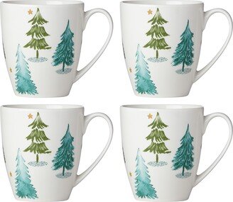 880069 Balsam Lane 4-Piece Mug Set