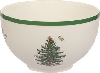 Set Of 4 Christmas Tree Rice Bowls