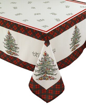 Christmas Tree Tartan Multicolored 60x102 Tablecloth