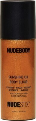 Nudebody Sunshine Oil Body Elixir, 3.38 oz.