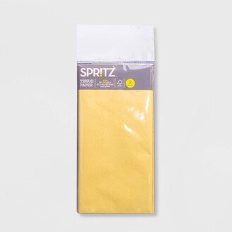 8ct Gift Wrap Tissue Paper Yellow - Spritz™