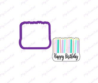 Birthday Candles Cookie Cutter - Cake Cutters
