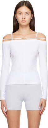 White Le Papier 'Le T-Shirt Sierra' Long Sleeve T-Shirt