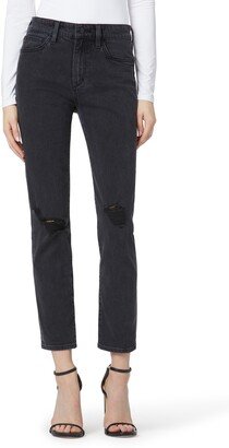 The Lara Slim Straight Leg Ankle Jeans