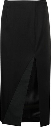 V:PM ATELIER Side-Slit Midi Skirt