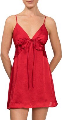 Empire Waist Satin Babydoll