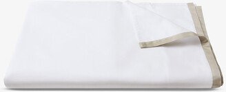 White/natural Somerton Cotton Super-king Flat Sheet