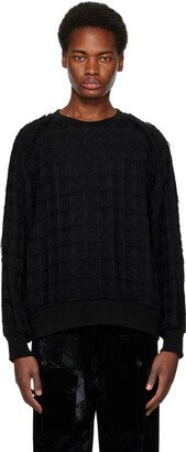 TAAKK Black Waffle Sweater