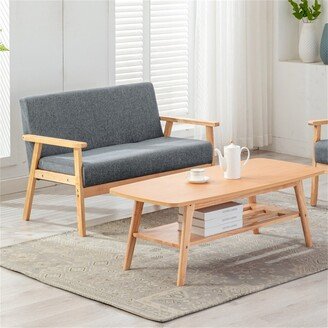 BESTCOSTY Coffee Table and Loveseat Set