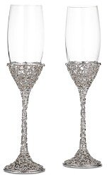 Olivia Riegel Silver Isadora Flutes, Set of 2