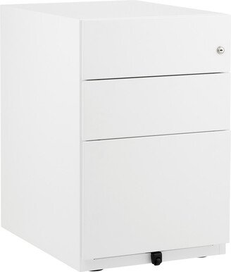 The 3-Drawer Premium Locking Filing Cabinet White