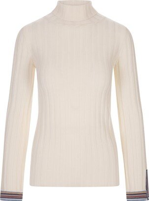 White Wool Turtleneck