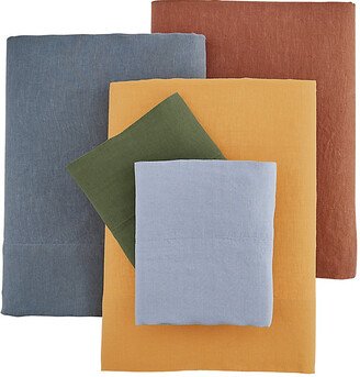 Set of 2 Belíssima Flax Linen Pillowcases – Goldenrod King