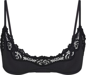 Fits Everybody Lace Scoop Bralette | Onyx