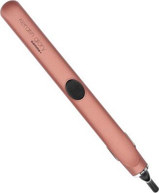 GAMMA+ Keratin Glory Professional Straightening Hair Iron 1 Inch, Rose Gold