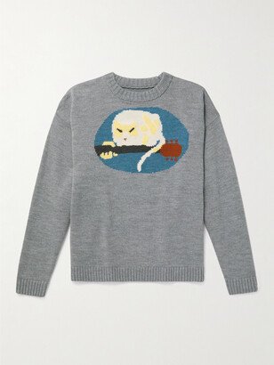 Fat Cat Intarsia Sweater