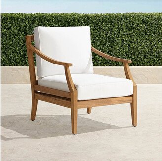 Trelon Teak Lounge Chair in Natural Finish