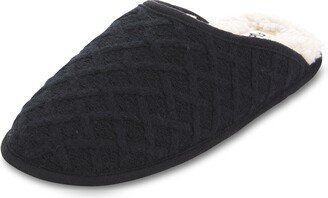 FLOOPI Isabel Lattice Knit Scuff Slipper