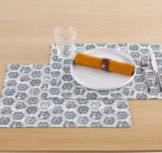 La Redoute Interieurs Set of 2 Sabi Patterned Placemats with Anti-Stain Technology