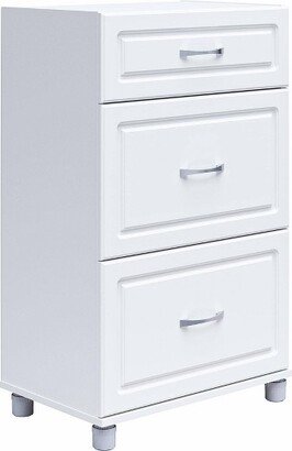 24 Boost 3 Drawer Base Cabinet White - Room & Joy