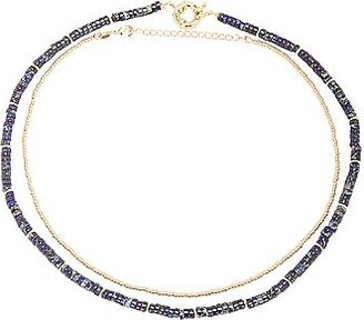 Paradis 1 Stack Necklace in Metallic Gold