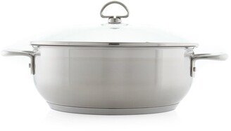 21/0 Stainless Steel 5 Qt Chef's Pan With Lid