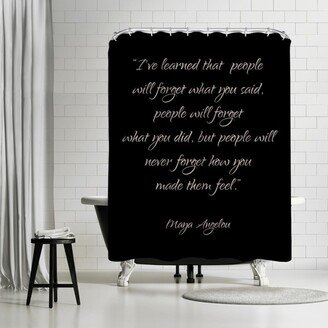 71 x 74 Shower Curtain, Maya Angelou by Pop Monica